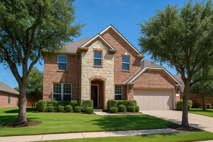 Illustrative Frisco suburban Dallas SFR rental